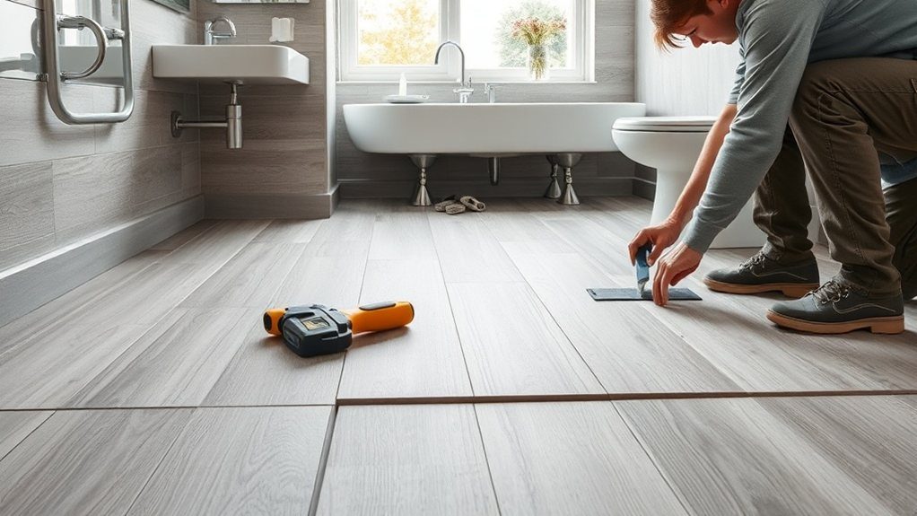 Bathroom Flooring Installation in Battersea